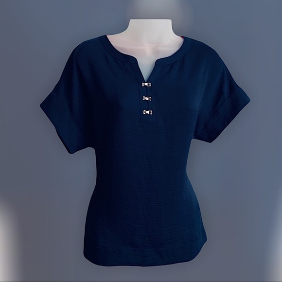 Banana Republic Blue Pullover Top - Picture 3 of 3